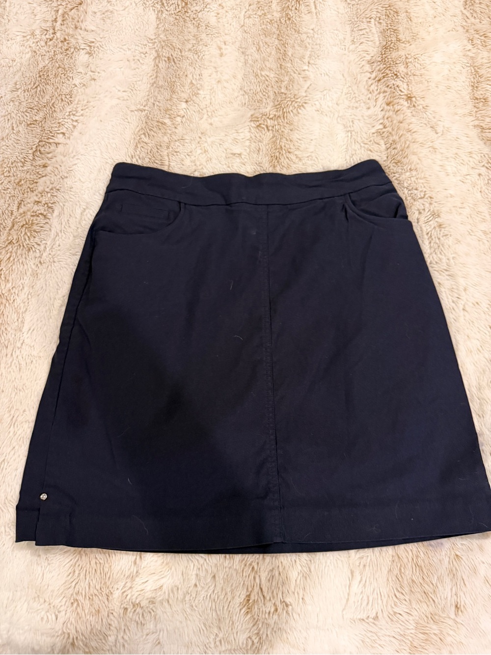 Hilary Radley Navy Blue Pull-On Skort Women’s Medium Stretch Golf Casual